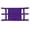 Purple, variant on Gatsby 4-212584 36-48 in. Nylon Stall Guard with Closed Center - Red