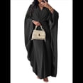 thumbnail image 1 of de Mujer, para Novia, Dama de , Larga para Fiesta Nupcial, Boda. Negro L, 1 of 7