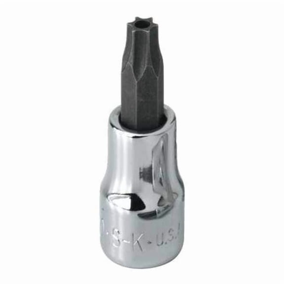 Sk Professional Tools 3/8 in Drive, T45 Torx(R) SAE Socket, 6 Points 45445