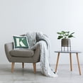 thumbnail image 3 of Stupell Industries Bold Green Letter K Square Decorative Printed Throw Pillow, 18 x 18, 3 of 4
