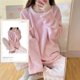 thumbnail image 1 of Conjuntos de Pijamas de franela para Mujer, ropa de dormir clásica con estampado a cuadros de peluche, ropa de casa de terciopelo Kawaii Girsl, Otoño e Invierno, 1 of 4