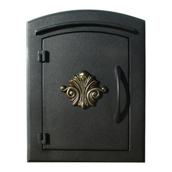 Manchester Non-Locking Column Mount Mailbox With Logo