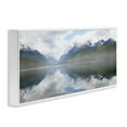 thumbnail image 4 of Stupell Industries Mountain Peak Reflections Landscape Photography White Framed Art Print Wall Art, 24 x 10, 4 of 10