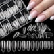 thumbnail image 2 of 120 puntas de uñas postizas completas, moldes de construcción rápida, formas duales, extensión de uñas, arte de uñas, extensión UV, herramientas fáciles de encontrar, 2 of 4