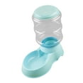 thumbnail image 2 of perfeclan Automatic Pet Feeder 3.8L Large Capacity for Cats Rabbits Puppy Dog Cat Feeding Device Clear Container for Business Work Accs blue feeding food, 2 of 9