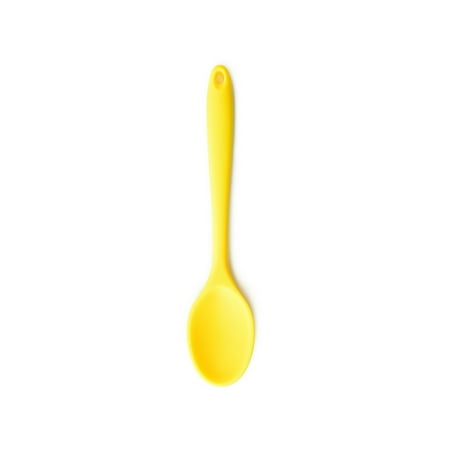 

Kironypik Long Handle Silicone Spoon Universal Heat-resistant Rice Spoon Solid Color Cooking Cooking Spoons Kitchen Tool