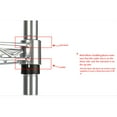 thumbnail image 6 of Ktaxon 3 Tier Heavy Duty Wire Shelving Unit Rack Rolling Cart w/Casters Shelf Organizer On Wheels, 6 of 6