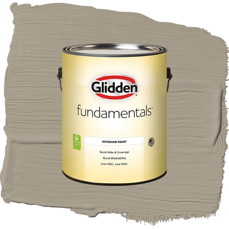 Glidden Fundamentals Stonehenge Greige / Gray, Flat Interior Paint, 1 Gallon