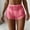 #0193-Pink, variant on Women's High Waisted Mesh Swim Bottoms Drawstring Tummy Control Bikini Trunks, Modest Quick Dry Swimwear Beach Pool Vacation Summer Cruise Gift
