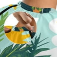 thumbnail image 6 of JSTEL Hawaii Hula Dancing Palm Leaves Waterproof Barber Cape for Men Women Beard Shaving Bib Apron Professional Hair Cutting Cloth, 65 x 55 inch, 6 of 6