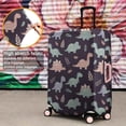 thumbnail image 4 of Purple Cartoon Dinosaurs Leaves Pattern Luggage Cover Fashion Suitcase Cover Baggage Covers Fit 25-28 Inch Luggage (Go Travel), 4 of 5