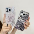 thumbnail image 2 of iPhone 11 12 13 14 PRO MAX iPhone14 iPhone14ProMax Moda Flores Mariposa Suave Funda, 2 of 4