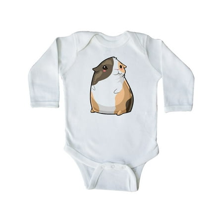 

Inktastic Cute Short Hair Guinea Pig Gift Baby Boy or Baby Girl Long Sleeve Bodysuit