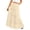 Beige A3, variant on Maxi Skirts for Girls Fashion Elastic Waisted Ruffle Swing A Line Long Skirt with Drawstring Summer Clothes Size 4-15