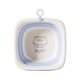 thumbnail image 2 of Lavabo plegable para bebé con 3 compartimentos | Baño de pies de plástico de gran capacidad de 4000 ml para recién nacidos y niños | Portátil para viajes y dormitorios | Amarillo, verde y azul, 2 of 6