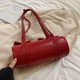 thumbnail image 4 of Bolso Hombro Lindo para Mujer Con Cierre Y Lazo Axila Femenino (L) Rojo, 4 of 5