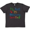 thumbnail image 3 of Inktastic My Aunt in Oklahoma Loves Me Youth T-Shirt, 3 of 5