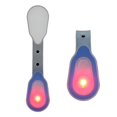 thumbnail image 1 of CNKOO LED Clip on Flashlight Silicone Night Light Backpack Light Pocket Work Light Safety Warning Light for Outdoor Night Running Sports, 1 of 7