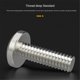 thumbnail image 4 of 50pcs M6x16mm Cabinet Screws Rack Mount Cage Nuts Screw Washers for Server Chassis Distribution Shel, 4 of 5