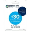 (Email Delivery) Common Cents $30, 60 days of service, up to 848 minutes