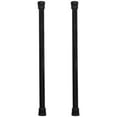 thumbnail image 1 of Shisuyan Adjustable Length Bathroom Telescopic Rack Black 2Pcs, 1 of 8