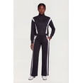 thumbnail image 2 of Women's Contrast Trim Zip Front Mock Neck Active Jacket, 2 of 4