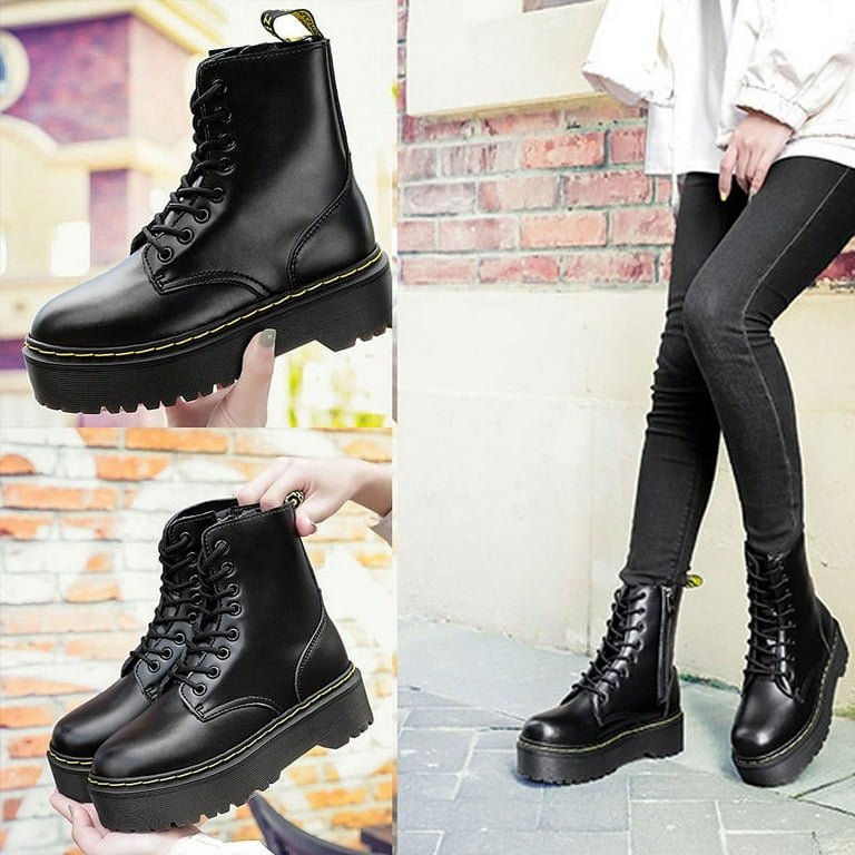 Martens Dr. Jadon Boots Black Platform Women Leather Women Martens Dr. Jadon Boots Black Platform Women Leather Women