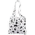 thumbnail image 1 of Sac Fourre-Tout en Toile Vache Sac Fourre-Tout Portable Léger Réutilisable Sac de Courses en Tissu, 1 of 9