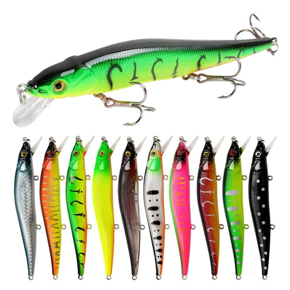 1PC Topwater Fishing Lures for Bass Fishing, Fishing Lure for Bass Catfish Pike Perch, Floating Pencil Bass Bait with Rotating Tail Freshwater