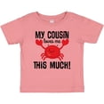thumbnail image 3 of Inktastic My Cousin Loves Me Boys Boys or Girls Baby T-Shirt, 3 of 5