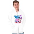 thumbnail image 5 of Airbrushed Dubble Bubble Whats Poppin Zip Up Hoodie Men's Women's Brisco Brands S, 5 of 6