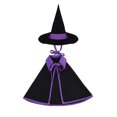 thumbnail image 2 of Halloween Goose Outfit for 23" Cement Lawn Porch Witch Goose Clothes Plastic Statue Clothing for Yard Lawn Art Decor, 2 of 6