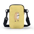 thumbnail image 2 of HELLHERO Floral Print Double Zipper Travel Crossbody Purse Polyester for Adults, 2 of 7