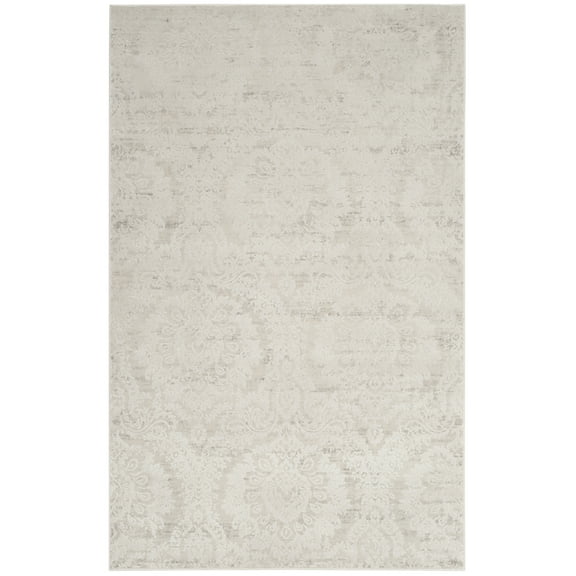 SAFAVIEH Princeton Collection PRN717B Silver / Beige Rug