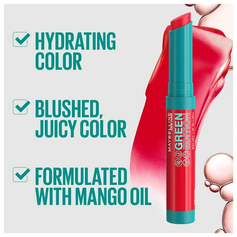 Maybelline Green Edition Balmy Lip Blush with Mango Oil, Spring