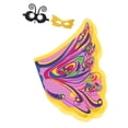 thumbnail image 1 of Disfraz de alas de mariposa para niños, disfraz de cosplay para vestir, alas de hada, mariposa Multicolor, 1 of 9