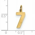 thumbnail image 2 of Beautiful 14k Small Polished Number 7 Charm, 2 of 2