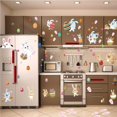 thumbnail image 4 of Pegatina De Pared De Huevo Con Huella De Conejito De Pascua, Decoración De Vacaciones De Feliz Pascua, Pegatina De Cristal, Pegatina De Suelo Reutilizable, 8 Uds. Yuarrent HA022904-00, 4 of 7