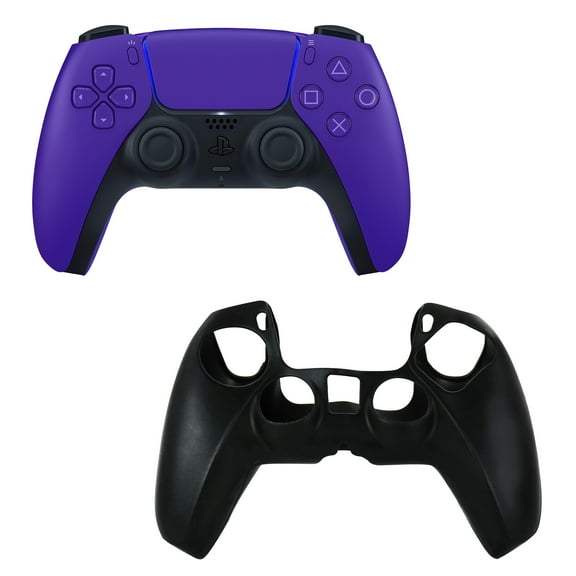 DualSense Controller in Purple with Silicone Sleeve