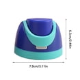 thumbnail image 3 of Tapa de repuesto, botella de agua con un solo clic, compatible con vasos Owala de 16 oz, 24 oz, 32 oz, 40 oz, reemplazo de sorbo gratuito Owala, 3 of 5