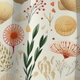 thumbnail image 4 of Designart "Sketching Tropical Seashells II" Coastal Blackout Curtain Single Panel, 4 of 4