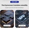 thumbnail image 5 of JunYeShi Multi-Language Translator - Accurate offline Translation for Traveling and Meetings - Simultaneous Interpretation in 138 Languages - Ideal for Global Communication, 5 of 6