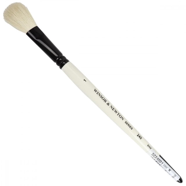 Brocha Winsor & Newton Series 240 de pelo de cabra con mango corto