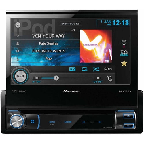 PIONEER AVH-X6500DVD 7" Single-DIN In-Dash DVD A/V Receiver - Walmart