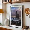 thumbnail image 5 of Sunrise at Ribeira da Janela Beach in Madeira 1 - Madeira Portugal Photography Seascape Nature Coast Ocean Waves Landscape Scenic Black Framed Wall Art Print 20 x 30 inches, 5 of 8