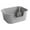 Grey, variant on DOLITY Cat Litter Basin, Open Top Pet Litter Tray, Portable Cat Litter Container, Kitty Litter Pan High Sides for Indoor Cats,Pink