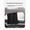 thumbnail image 3 of Car Window Shades - Windshield Sun Shade for Baby Track Type, Car Sun Shade Windshield Keeps Cooler Screen for Sleeping Camping（black）, 3 of 5