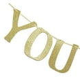 thumbnail image 2 of You Got This Banner Sign Gold Glitter Decorations for Cubicle Home Office Nursery Children's Bedroom Playroom Wall Decor, 2 of 6