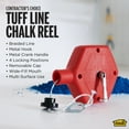 thumbnail image 5 of M-D Building Products 00760 0.06 in. x 100 ft. Red ABS Tuff Line™ Contractor Chalk Reel, 5 of 11