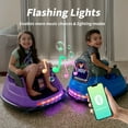 thumbnail image 5 of Outfunny 6V Bumper Car for Kids, Ride on Toys Bumper Car for Toddlers with Remote & Music - Purple, 5 of 9